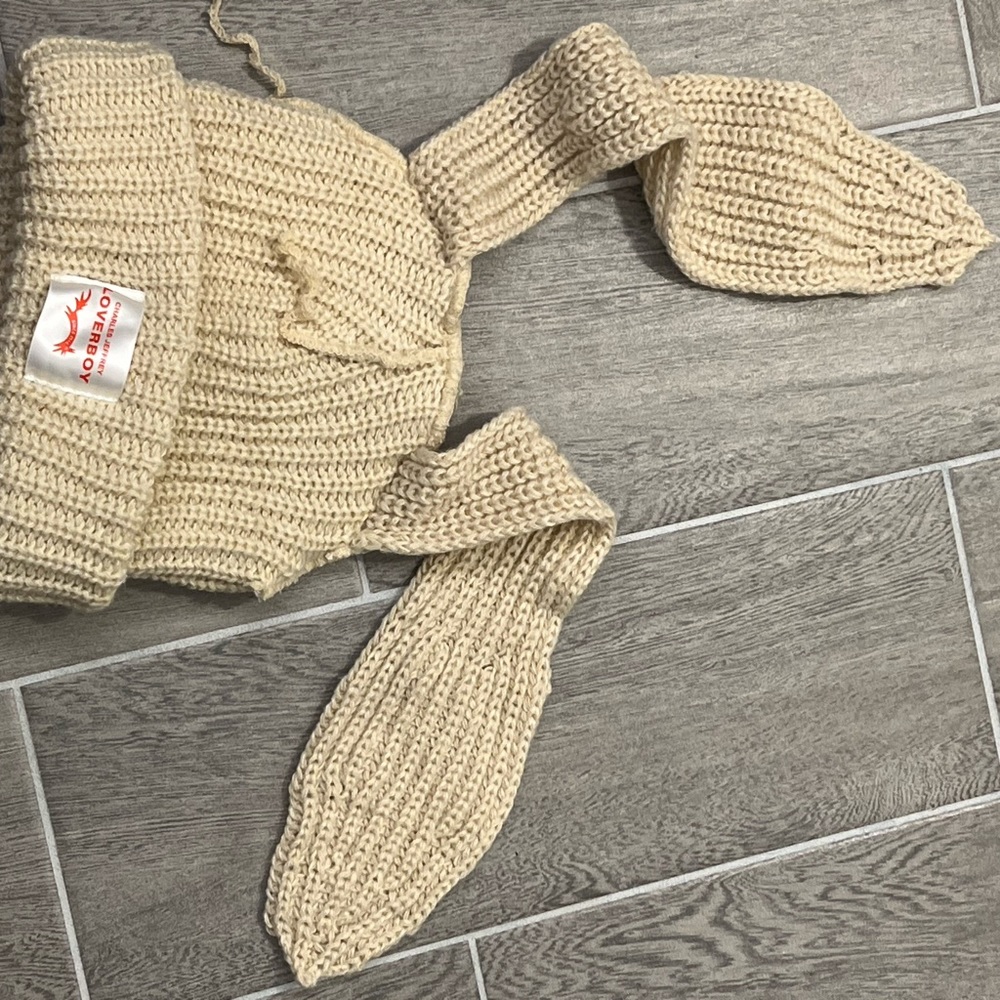 Charles Jeffery Loverboy Beanie -Off White